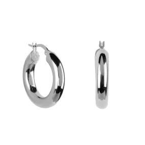 Aria Hoops Silver