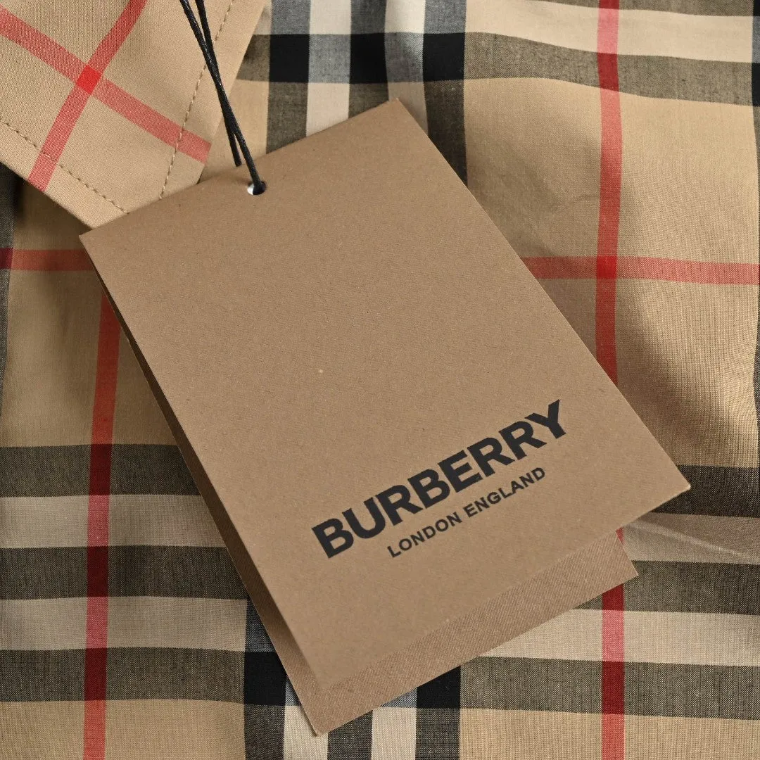 Burberry Check Short-Sleeve Shirt