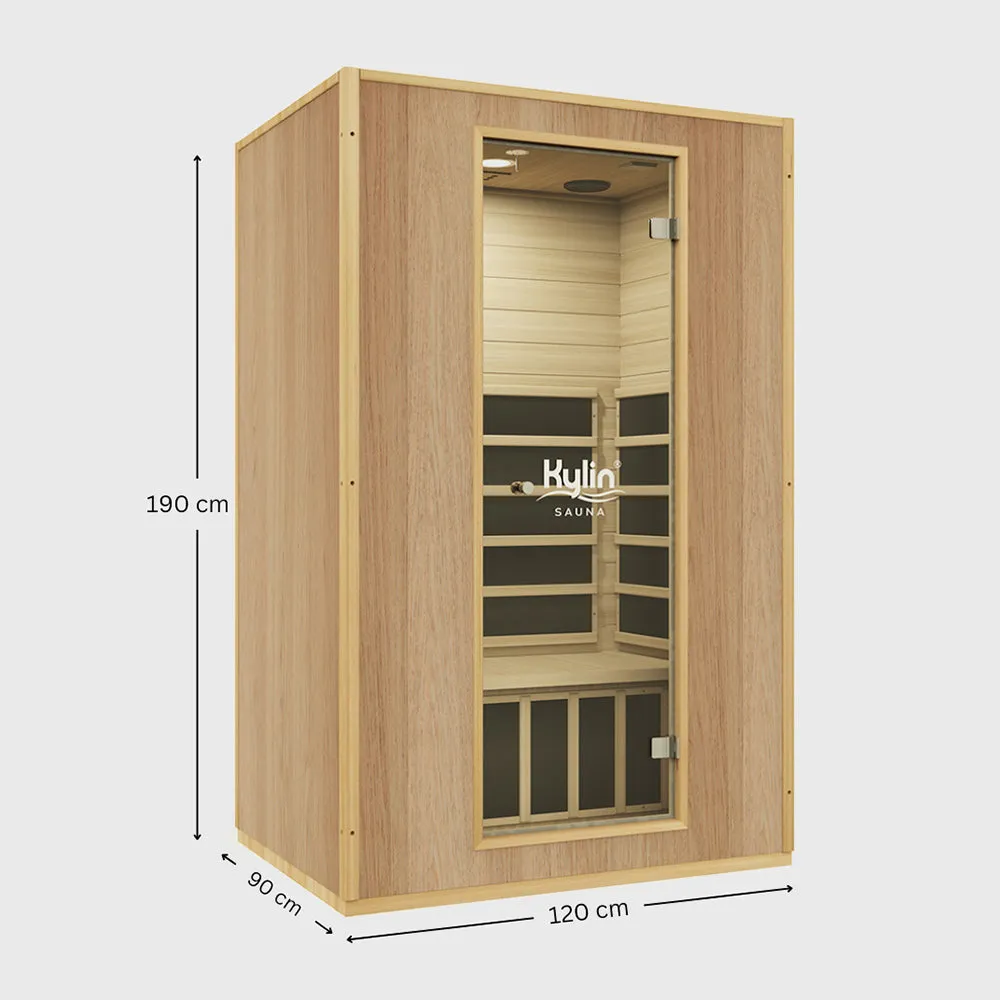 Kylin® Sauna - Modern Carbon Far Infrared Sauna 2 person - K8201