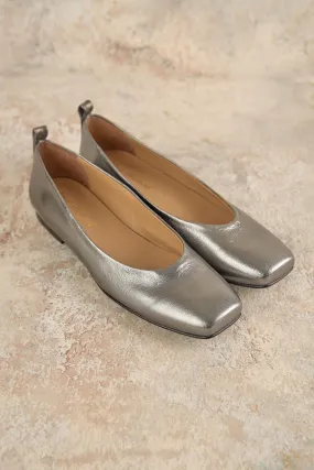 Metallic Ballerina Flat